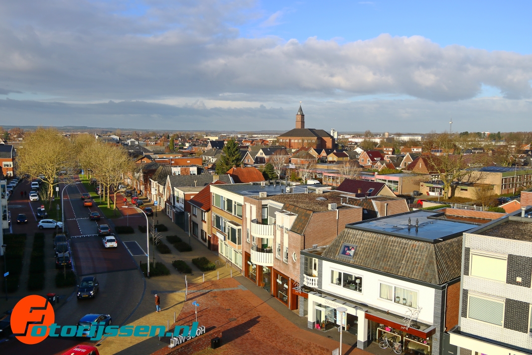 Rijssen vanuit het reuzenrad 28 december 2017